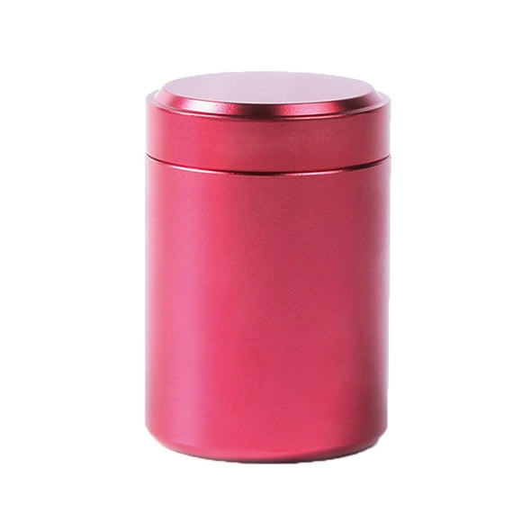Small Airtight Smell Proof Containers Metal Herb Stash Tea Jar Sealed Can Pre * 